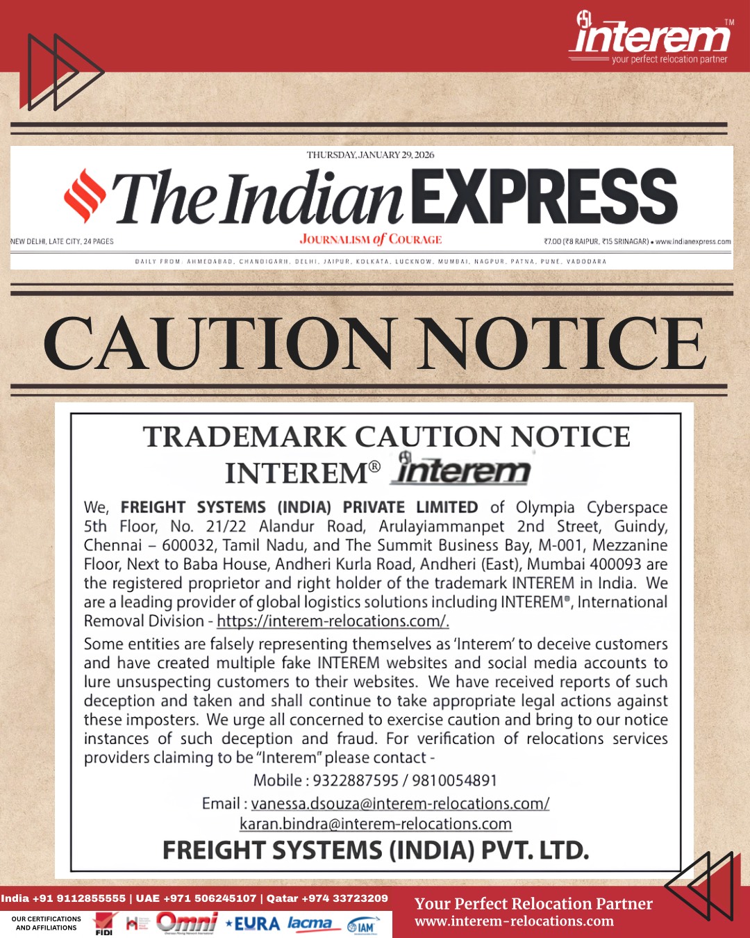The Hidden Danger of Relocation Fraud: When Imposters Wear the Interem Name